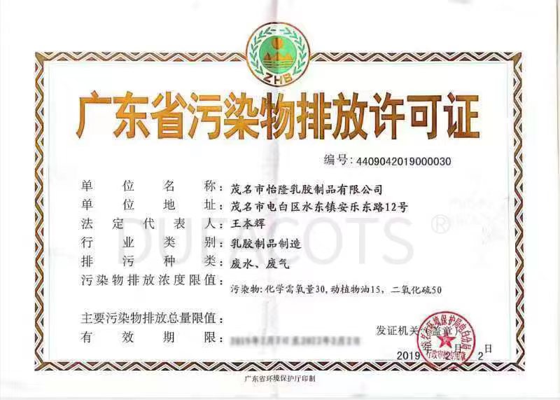 汙染（rǎn）排放許可證